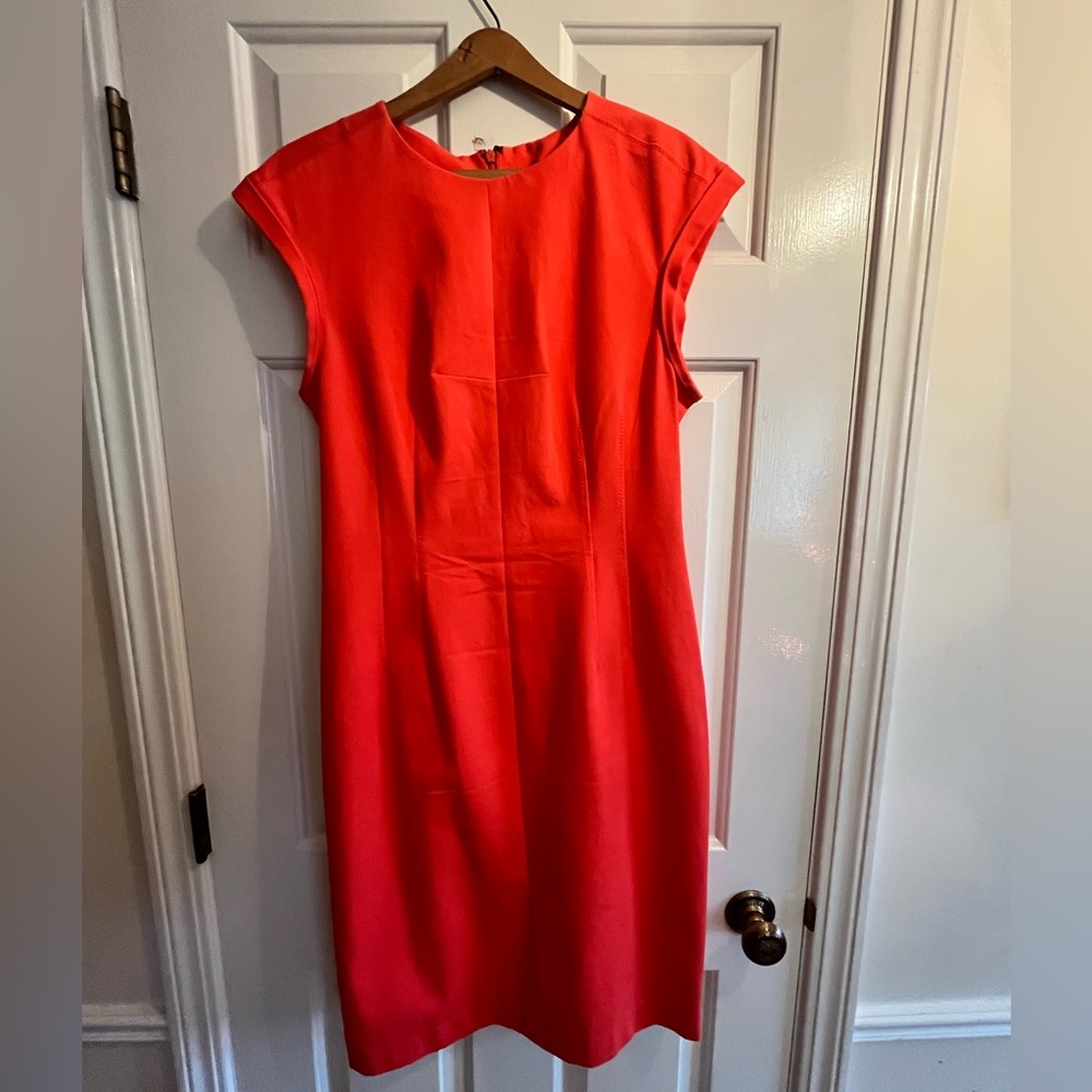 Banana Republic Coral Midi Dress